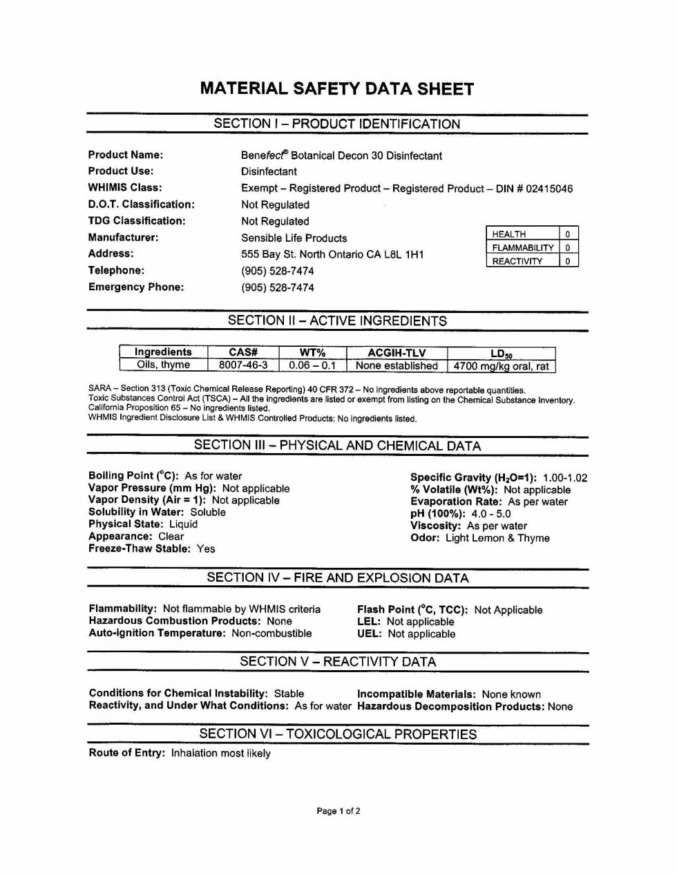 Material Safety Data Sheet Msds Apakah Itu Free Hot N - vrogue.co