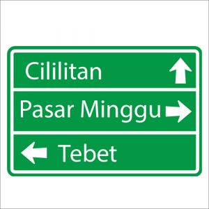 rambulalulintas hijau  Safety  Sign  Indonesia